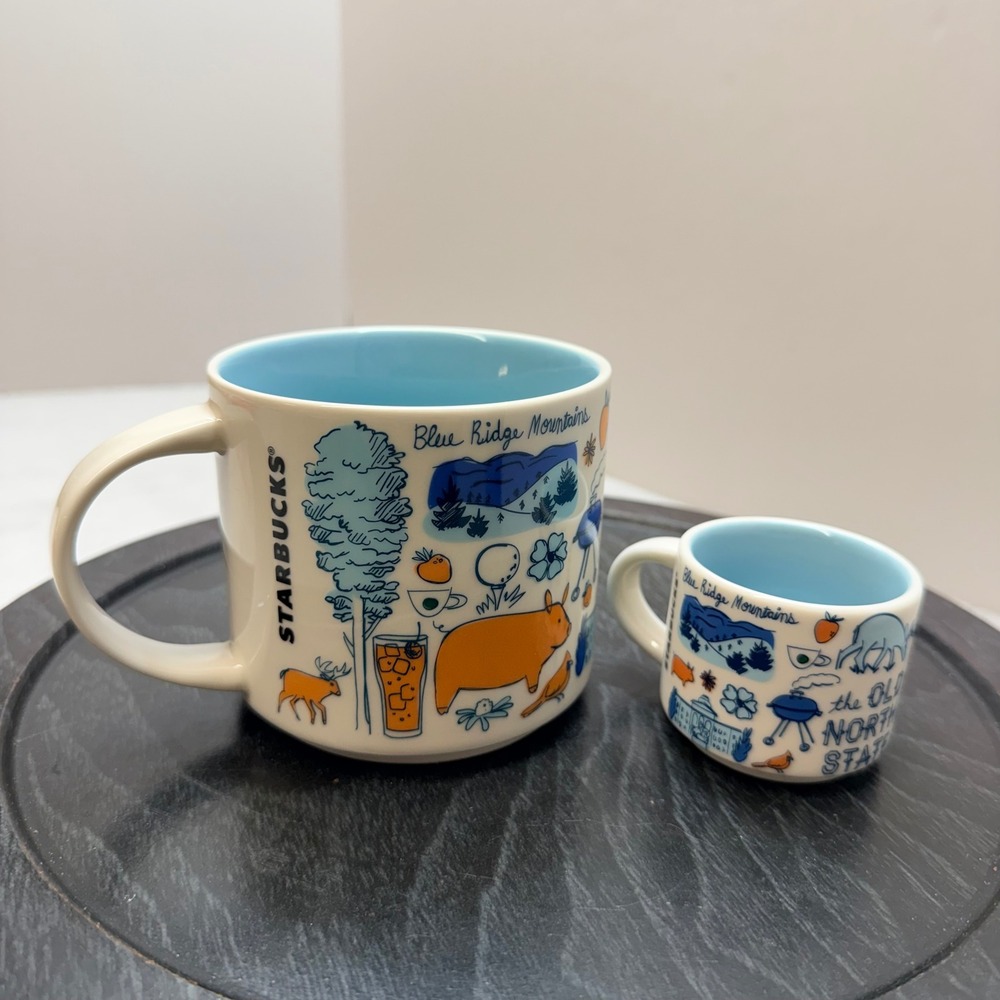 Starbucks Been There Series North Carolina Mug and Espresso mug Set
NC collect